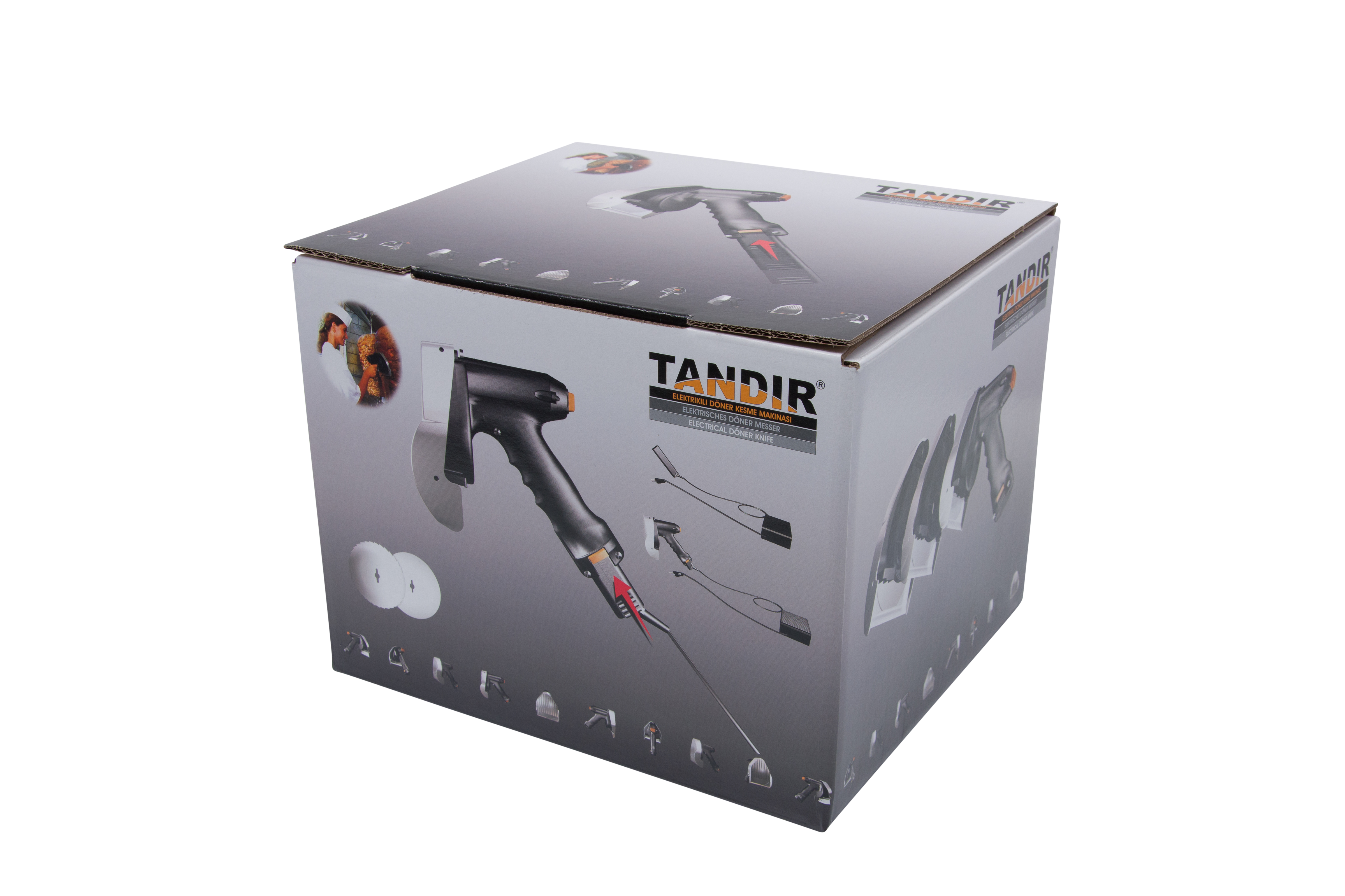 Tandir Elektrisches Dönermesser II 100 mit Kabel (Tischnetzteil)